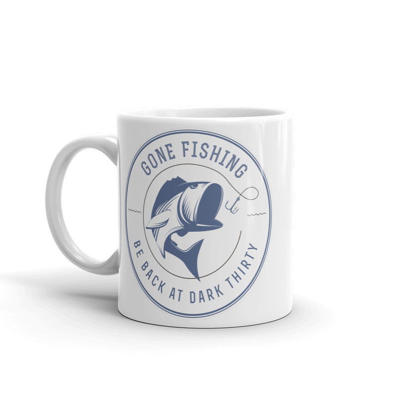 Gone Fishing High Quality 10oz Coffee Tea Mug