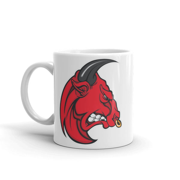 Angry Red Spanish Bull High Quality 10oz Coffee Tea Mug #4301
