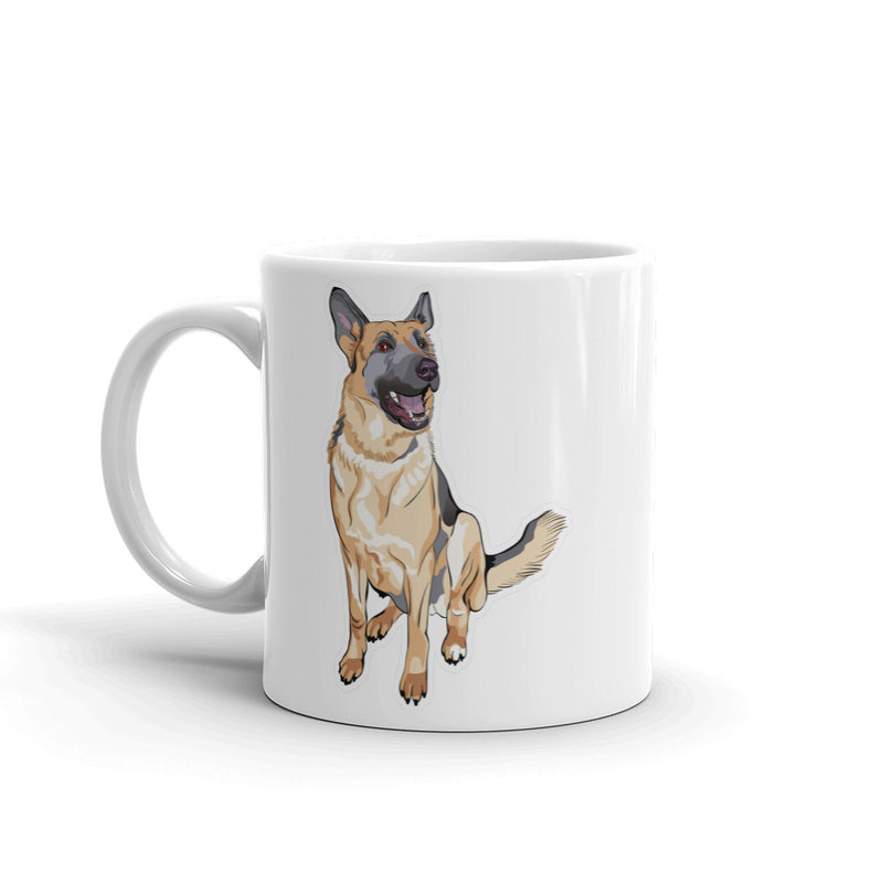 Alsatian German Shepherd Dog High Quality 10oz Coffee Tea Mug