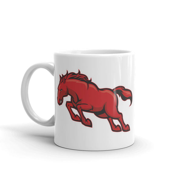 Red Angry Horse High Quality 10oz Coffee Tea Mug #4314