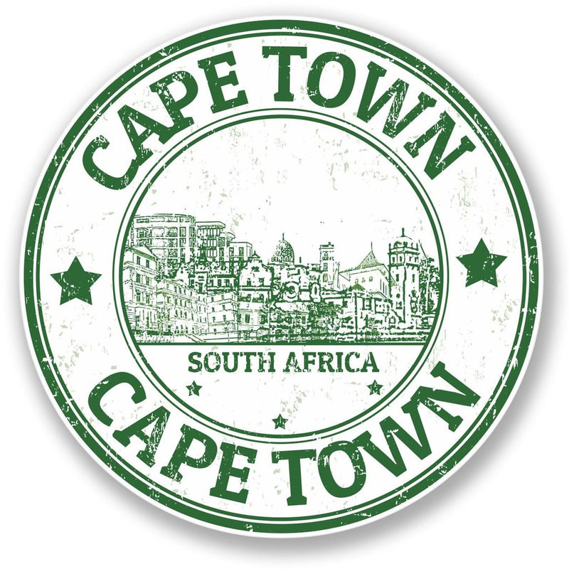 2 x Cape Town South Africa Vinyl Sticker
