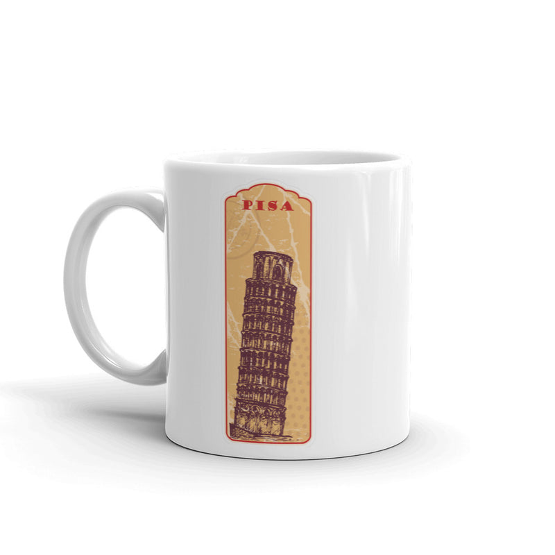 Pisa Italy High Quality 10oz Coffee Tea Mug