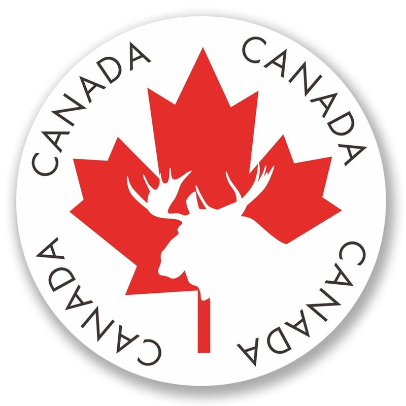 2 x Canada Vinyl Sticker