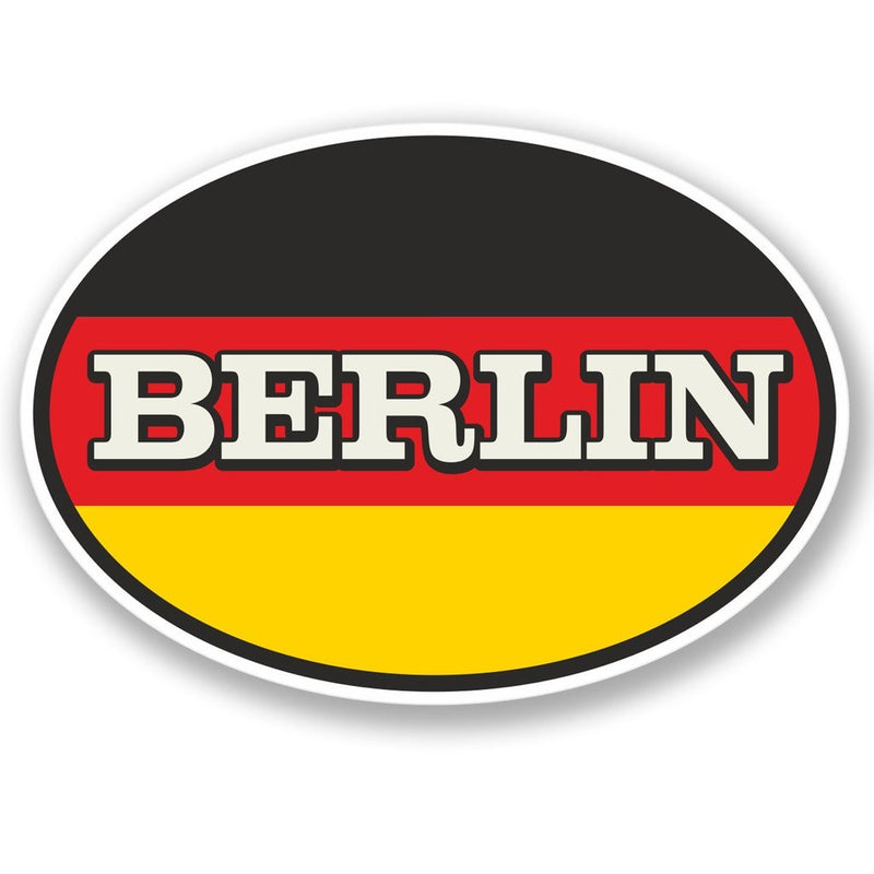 2 x Berlin Vinyl Sticker