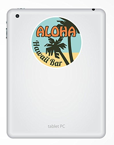 2 x Aloha Tiki Vinyl Sticker