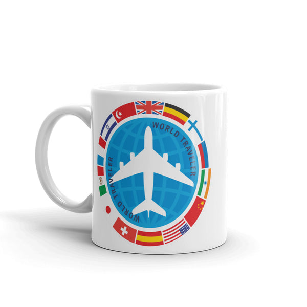 World Traveler High Quality 10oz Coffee Tea Mug #4348