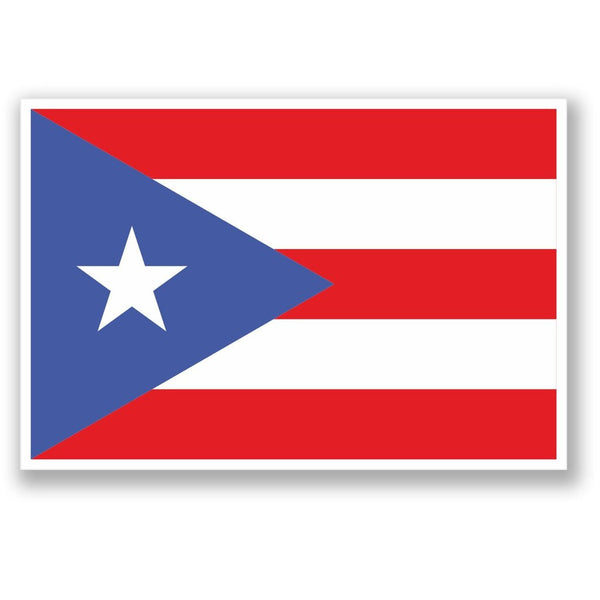 2 x Puerto Rico Vinyl Sticker #4375