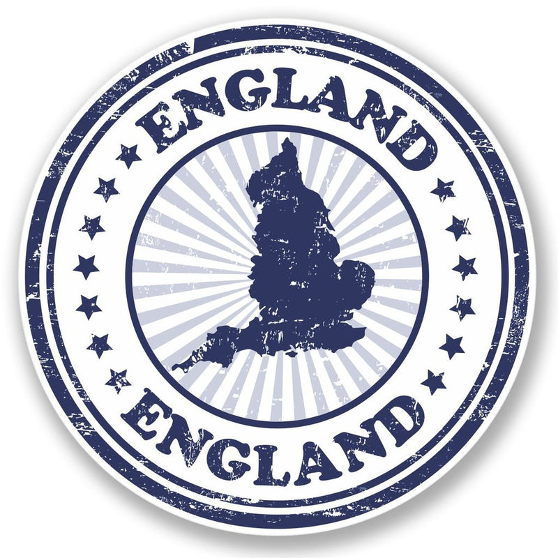 2 x England Britain Vinyl Sticker