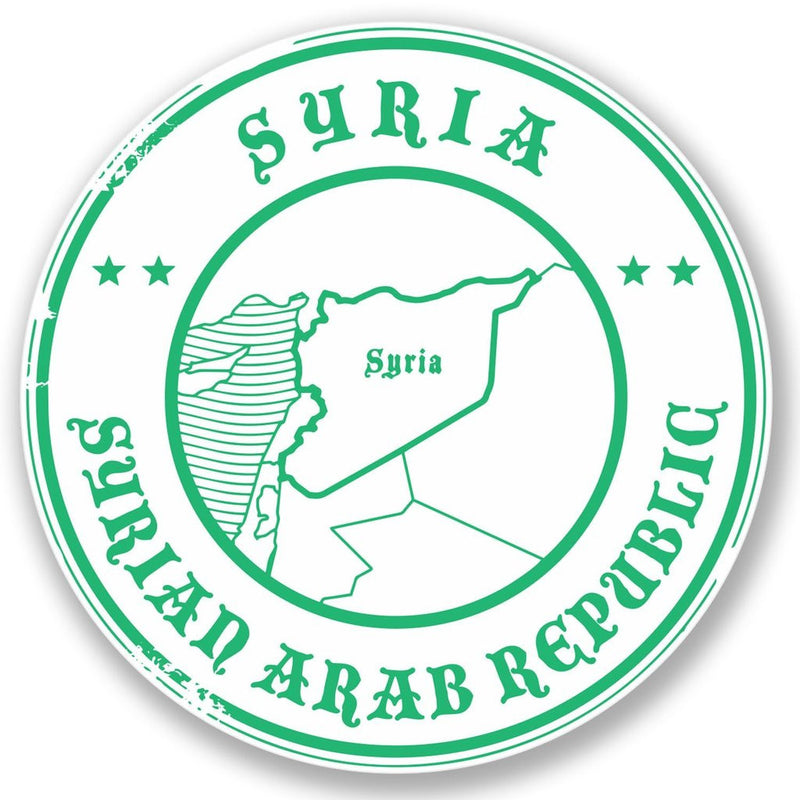 2 x Syria Vinyl Sticker