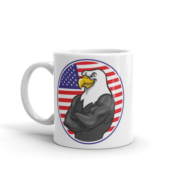USA Eagle Flag High Quality 10oz Coffee Tea Mug #4389