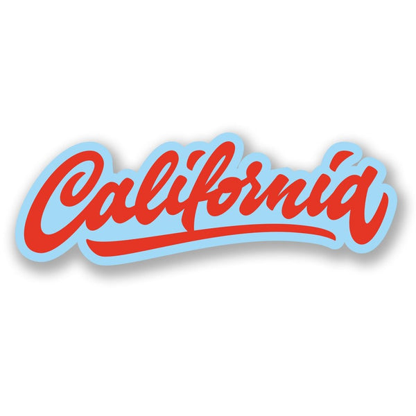 2 x California California Vinyl Sticker #4394