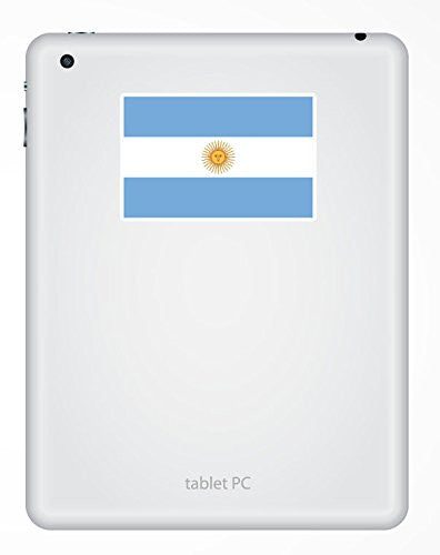 2 x Argentine Argentina Flag Vinyl Sticker