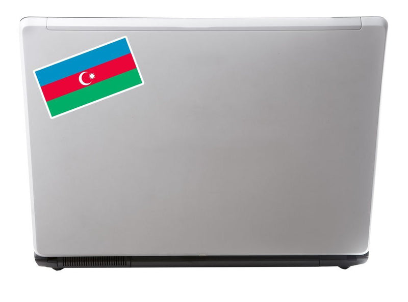 2 x Azerbaijan Flag Vinyl Sticker