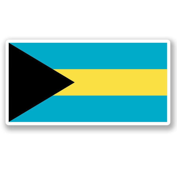 2 x Bahamas Flag Vinyl Sticker #4411