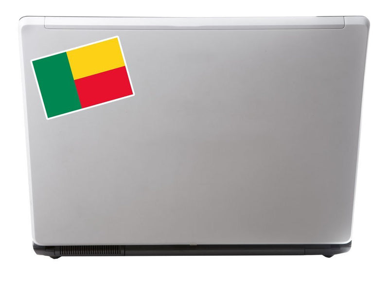 2 x Benin Flag Vinyl Sticker