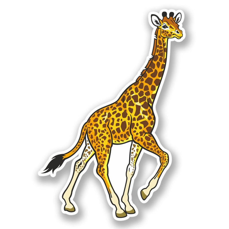 2 x Giraffe Vinyl Sticker