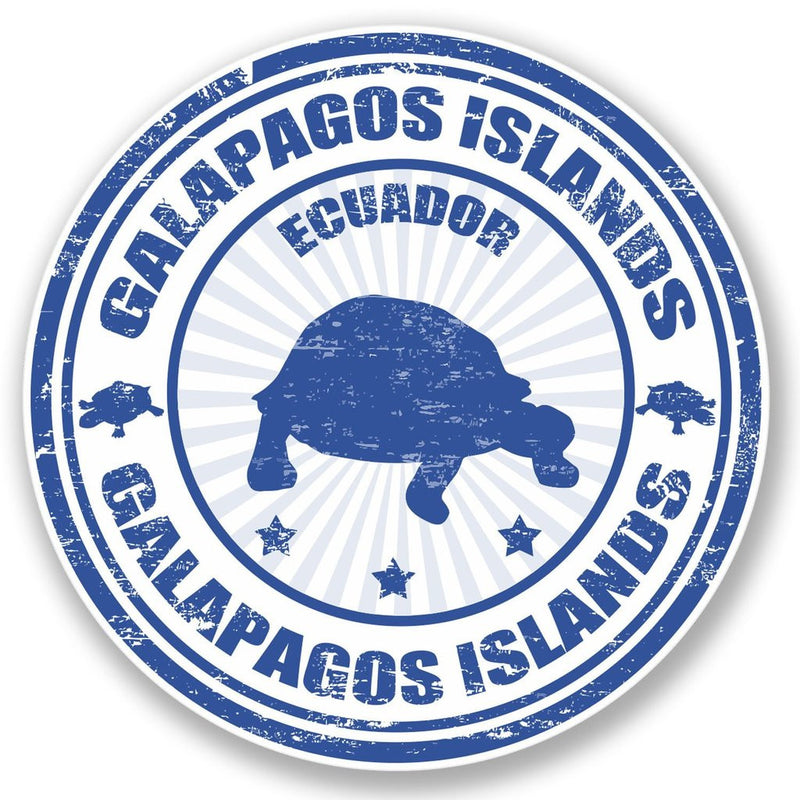 2 x Galapagos Islands Ecuador Vinyl Sticker