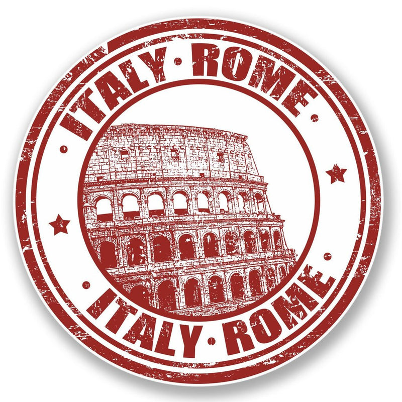 2 x Italy Rome Vinyl Sticker