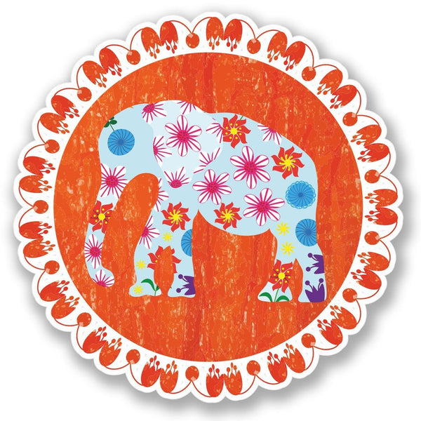 2 x Elephant Vinyl Sticker #4456