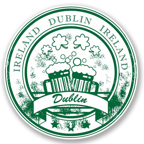2 x Dublin Ireland Vinyl Sticker #4465