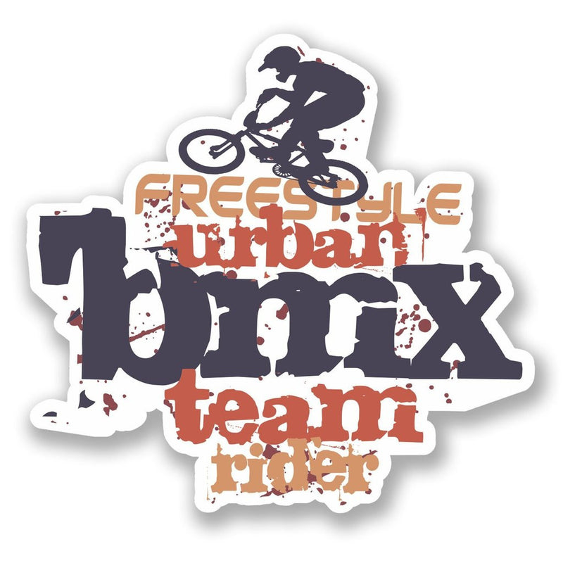 2 x BMX Team Vinyl Sticker