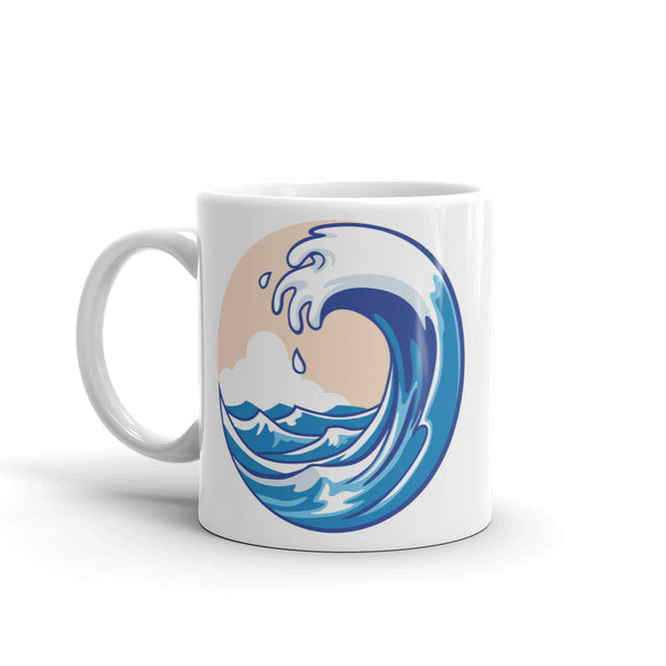 Wave High Quality 10oz Coffee Tea Mug #4514