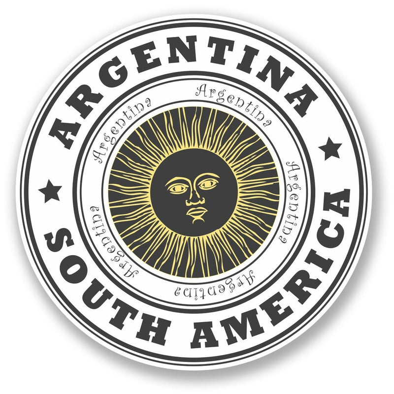 2 x Argentina South America Vinyl Sticker