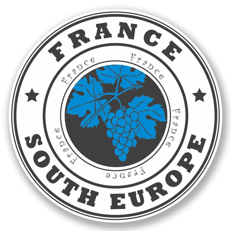 2 x France Vinyl Sticker