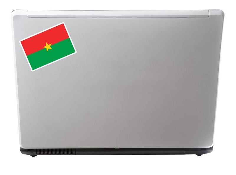 2 x Burkina Faso Flag Vinyl Sticker