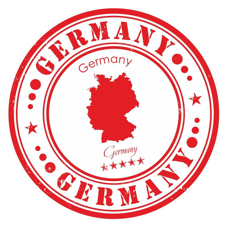 2 x Germany Vinyl Sticker
