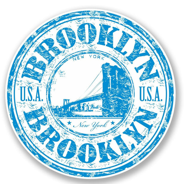 2 x Brooklyn New York Vinyl Sticker #4565