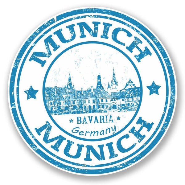 2 x Munich Germany Bavaria Vinyl Sticker #4584