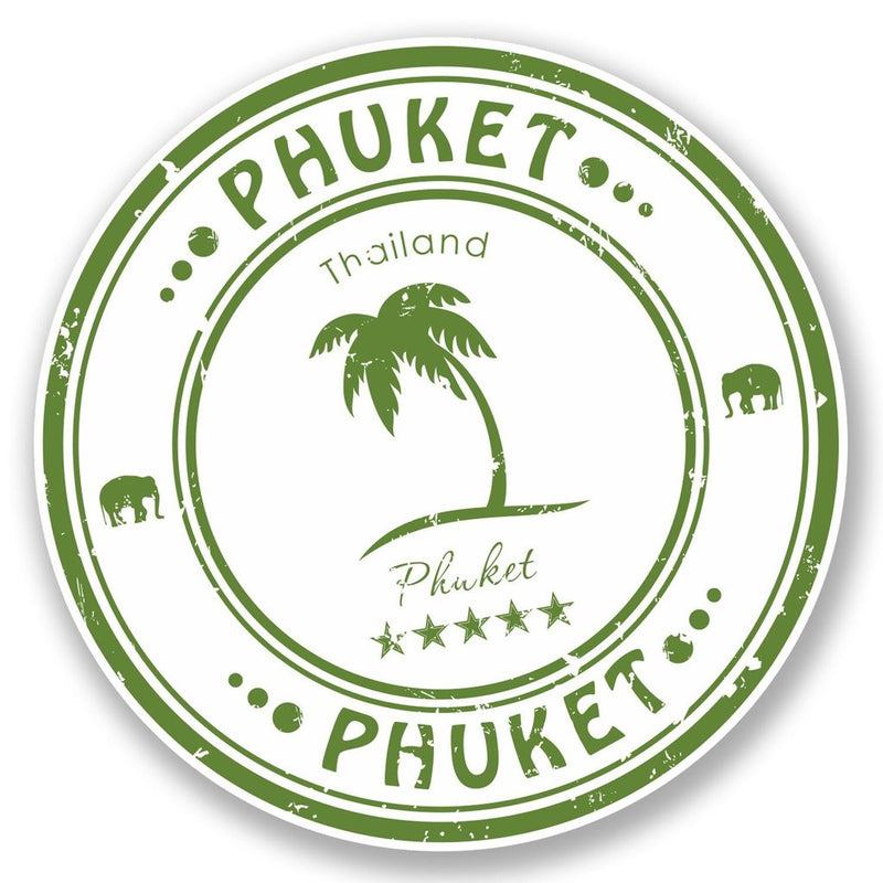 2 x Phuket Thailand Vinyl Sticker