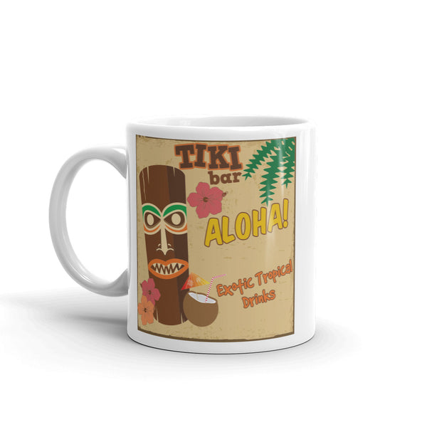 Aloha Tiki Bar Hawaii High Quality 10oz Coffee Tea Mug #4598