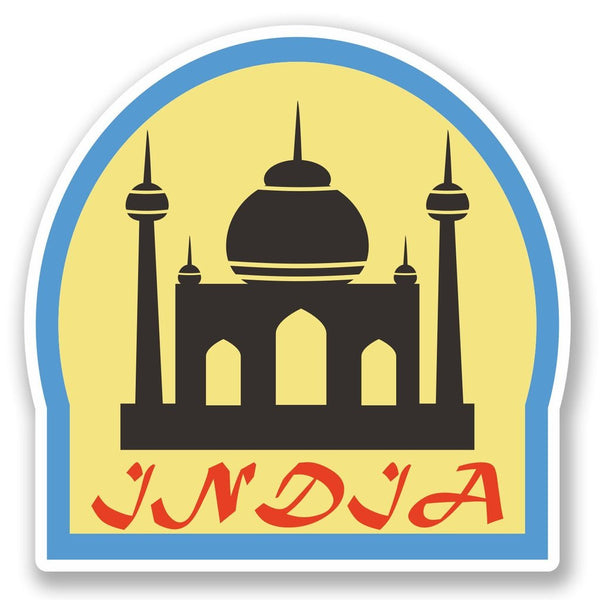 2 x India Vinyl Sticker #4611