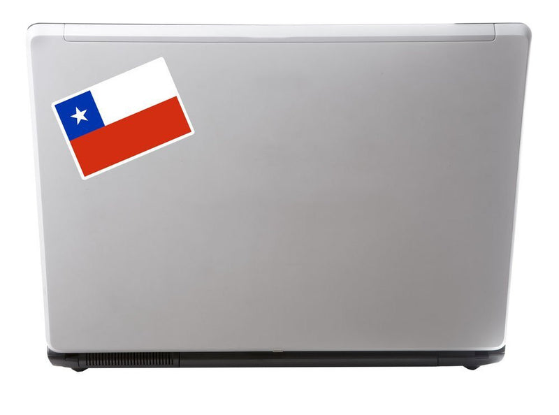 2 x Republic of Chile Flag Vinyl Sticker