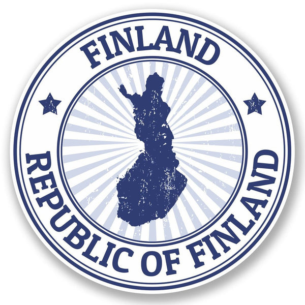 2 x Finland Vinyl Sticker #4650