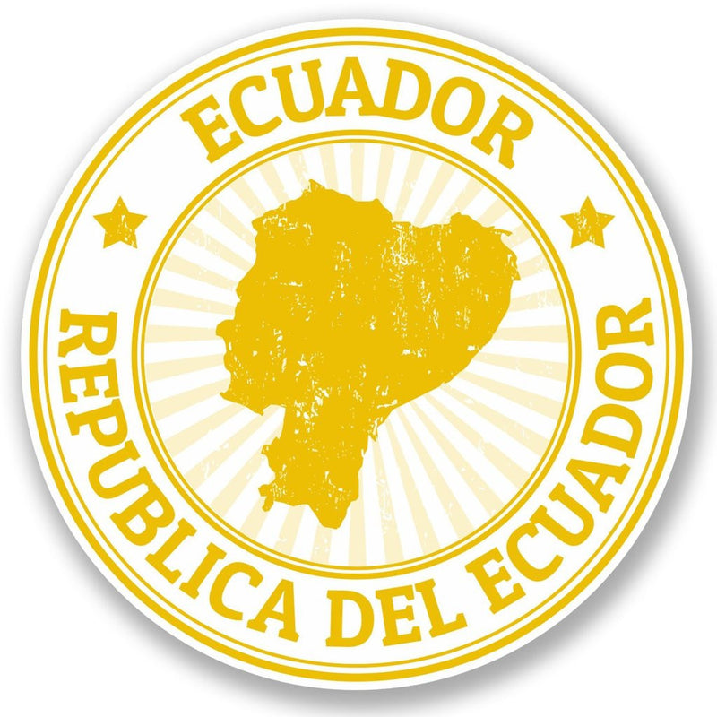2 x Ecuador Vinyl Sticker
