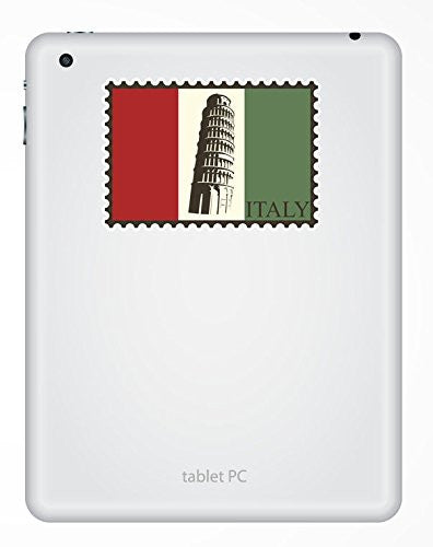 2 x Italy Luggage Travel Vinyl Sticker iPad Sign Fun
