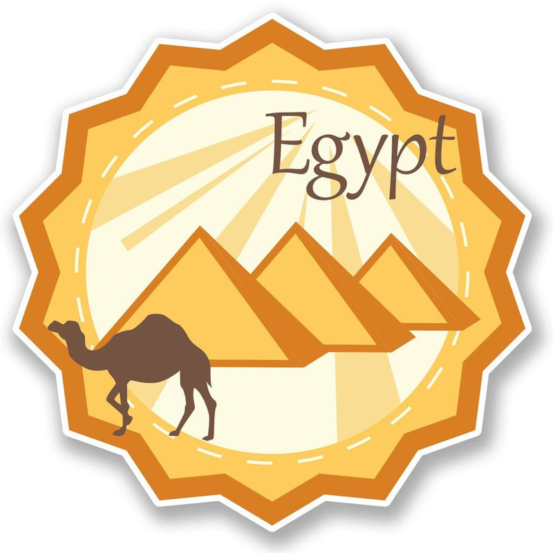 2 x Egypt Vinyl Sticker