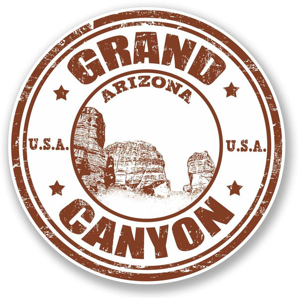 2 x Grand Canyon Arizona USA Vinyl Sticker #4704