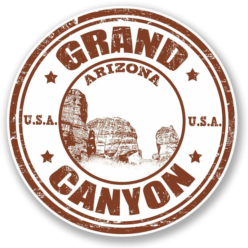 2 x Grand Canyon Arizona USA Vinyl Sticker