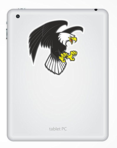 2 x Angry Eagle Vinyl Sticker