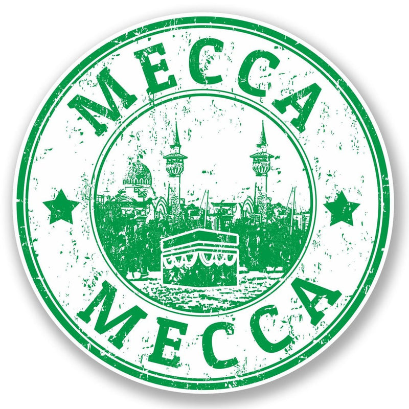 2 x Mecca Saudi Arabia Vinyl Sticker
