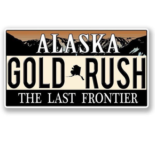 2 x Alaska Vinyl Sticker #4755