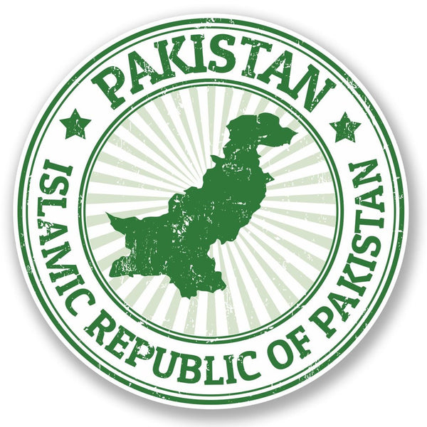 2 x Pakistan Vinyl Sticker #4778
