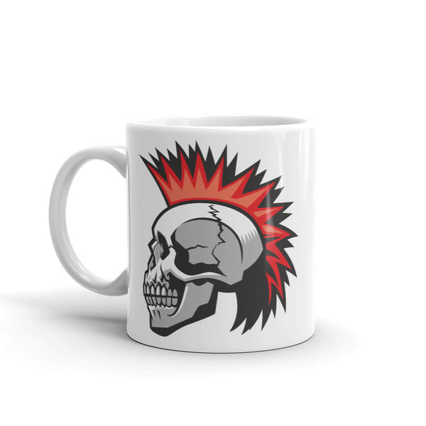 Mohawk Skull High Quality 10oz Coffee Tea Mug #4786
