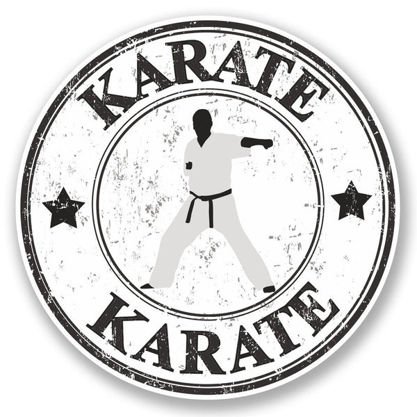 2 x Karate Vinyl Sticker #4795