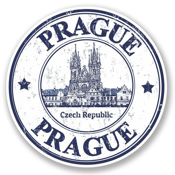 2 x Prague Czech Republic Vinyl Sticker #4796
