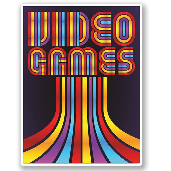 2 x Video Games Vinyl Sticker #4798